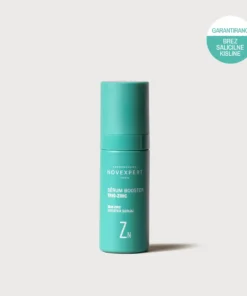 Steklenička Novexpert Trio-Zinc Booster Serum na belem ozadju.