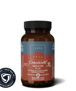 Terra Nova CreaXorb Kreatin Plus 50 vegetarijanskih kapsul za podporo moči, zmogljivosti in regeneraciji mišic