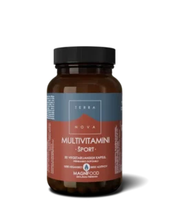 Terranova Multivitamini za šport – 50 vegetarijanskih kapsul, prehransko dopolnilo.